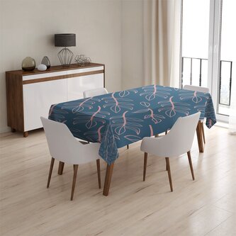 Ubrus Růžové malované lístky: 90x90 cm Ubrus Růžové malované lístky: 90x90 cm