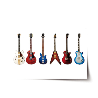 Plakát Kytary 2: 90x60 cm Plakát Kytary 2: 90x60 cm