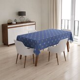 Ubrus Srdíčka na modré: 90x90 cm