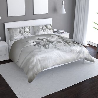 Povlečení Bílí koně: 140x220 / 90x70 Povlečení Bílí koně: 140x220 / 90x70