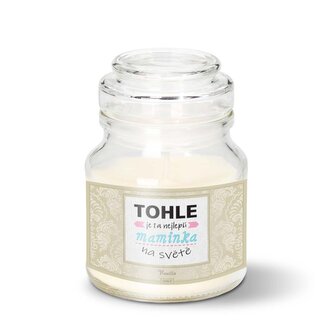 Svíčka Tohle je ta nejlepší maminka na světě: 120 g