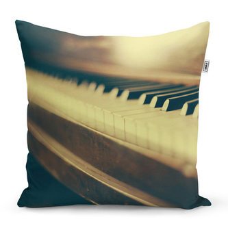 Polštář Klávesy klavíru: 60x60 cm Polštář Klávesy klavíru: 60x60 cm