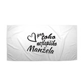 Ručník Pro toho nejlepšího manžela: 70x140 cm