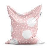 Sedací vak Bílé fleky: 150x100 cm