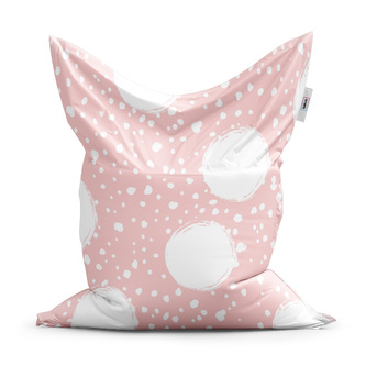 Sedací vak Bílé fleky: 150x100 cm Sedací vak Bílé fleky: 150x100 cm