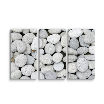 Obraz - 3-dílný Oblázky: 120x80 cm