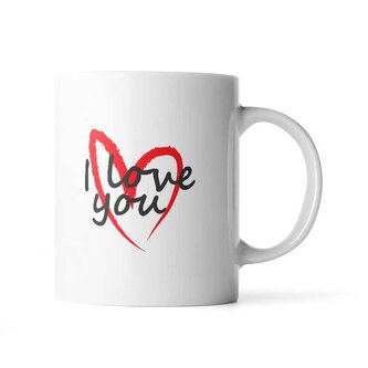 Hrnek I Love you srdce: 330 ml