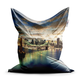 Sedací vak Brooklynský most: 150x100 cm