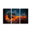 Obraz - 3-dílný Ohnivá kytara: 120x80 cm
