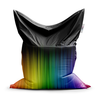 Sedací vak Duhová záře: 150x100 cm