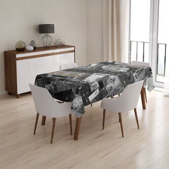 Ubrus Pohled z mrakodrapu: 90x90 cm