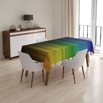 Ubrus Duhová záře: 130x130 cm Ubrus Duhová záře: 130x130 cm