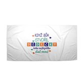 Ručník Když Bůh stvořil dědečky: 70x140 cm