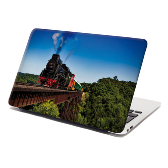 Samolepka na notebook Vlak na mostě: 38x26 cm