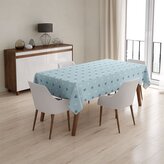 Ubrus Srdce na modré: 130x130 cm