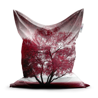Sedací vak Červený strom: 150x100 cm