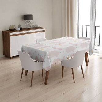 Ubrus Měsíčky a obláčky: 90x90 cm