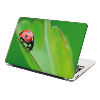 Samolepka na notebook Beruška na listě: 38x26 cm