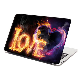 Samolepka na notebook Love: 29x20 cm