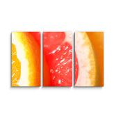 Obraz - 3-dílný Citrusy: 120x80 cm