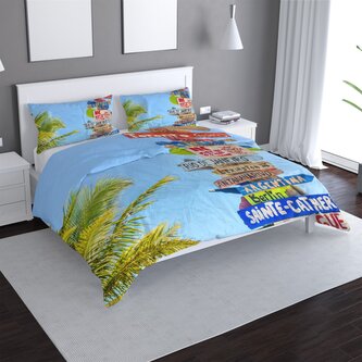 Povlečení Ukazatele měst: 140x220 / 90x70 Povlečení Ukazatele měst: 140x220 / 90x70