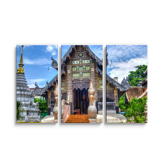 Obraz - 3-dílný Chrám: 120x80 cm