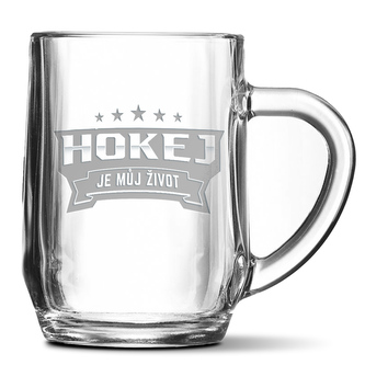 Půllitr Hokej je můj život: 0,5