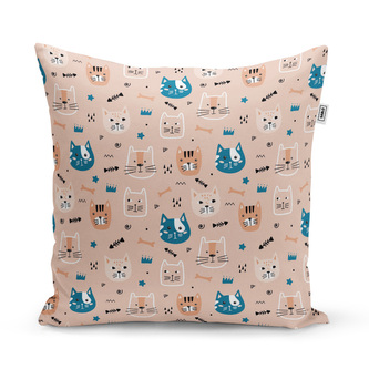 Polštář Barevné kočičky: 60x60 cm