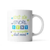 Hrnek Když Bůh stvořil syny: 330 ml