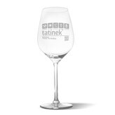 Sklenička na víno Tatínek: 49 cl