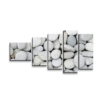 Obraz - 5-dílný Oblázky: 100x60 cm
