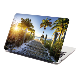 Samolepka na notebook Cestička na pláž: 38x26 cm