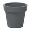 květináč LEXO ROUND DLR 600 - šedý kámen