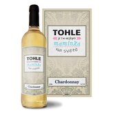 Bílé víno Tohle je ta nejlepší maminka na světě: 0,75 l 