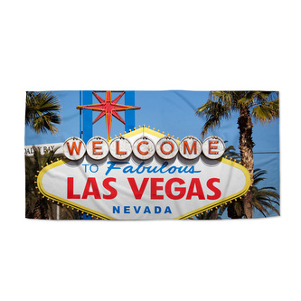 Ručník Welcome to Las Vegas: 70x140 cm