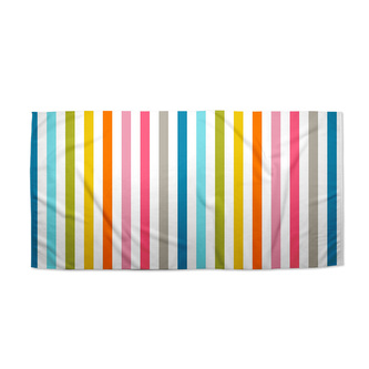Ručník Barevné proužky: 50x100 cm