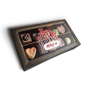 Pralinky Miluji tě 2: 10 ks pralinek