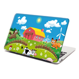 Samolepka na notebook Farma: 29x20 cm