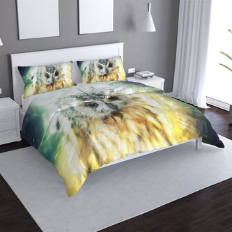 Povlečení Sova: 140x200 / 90x70