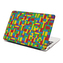 Samolepka na notebook Barevná stavebnice: 38x26 cm