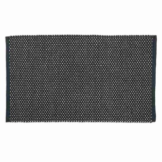KELA Koupelnová předložka Miu směs bavlna/polyester granitově šedá 80,0x50,0x1,0cm