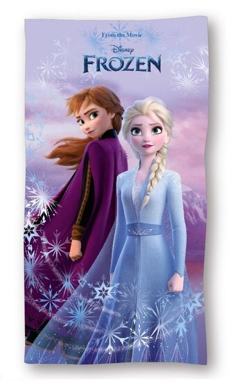FARO Osuška Ledové Království Anna a Elsa  Bavlna - Froté, 70/140 cm