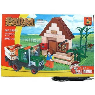 stavebnice - farma a traktor 210  dílků