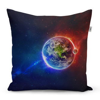 Polštář Planeta Země: 60x60 cm