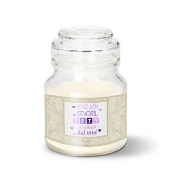 Svíčka Když Bůh stvořil tety: 120 g