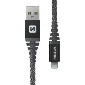 USB kabel SWISSTEN USB/Lightning 1,5m Antracit