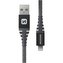 USB kabel SWISSTEN USB/Lightning 1,5m Antracit