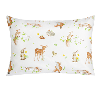 Povláček bavlna - Zvířátko v lese - 40x60cm na zip ( pouze povlak )