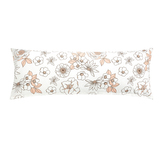 POVLAK na relaxační polštář - Květ lososová - 55x180 cm (povlak na zip)