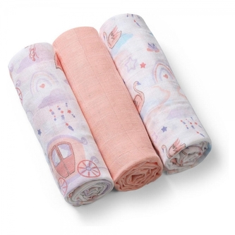 Mušelínové - super měkké plenky, 3ks, Baletka - meruňkové Mušelínové - super měkké plenky, 3ks, Baletka - meruňkové